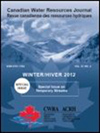 Canadian Water Resources Journal雜志封面